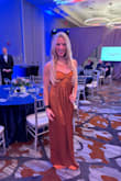 This dress was so pretty and perfect for any fancy event! I'm a 34C, and the bust was slightly large for me, which made dancing freely a bit worrisome, but the rest of the dress fit perfectly, and I wouldn't have changed the size. (I'm between a small/medium and knew this was a risk.) Could have easily worn a strapless underneath, but didn't want to. It was figure flattering despite it having a more "loose" silhouette. - Cassaundra K.