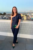 Got so many compliments on this jumpsuit! It was super comfortable to wear all night for a rehearsal dinner and the party afterward, and the pockets were a huge plus. It did wrinkle easily right out of the bag, but I popped it in the dryer on the dewrinkle setting, and it stayed smooth all night. The top fits true to size, and the bottoms are a little loose, which makes it easy to walk around and dance all night. Multiple people told me I looked like a movie star. It's such a fun and unique piece, and I honestly felt like one! Definitely one of the best things I've ever bought from Lulus, and it's 100% staying in my rotation. - Pearl W.