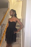 I purchased this dress for my daughter's homecoming dance and she absolutely loved it. It was extremely gorgeous! The pictures online did not capture the beauty of this dress, what a great find. My daughter received so many compliments from her peers and faculty members advising on how elegant the dress was. A total show stopper! - Tameka H.