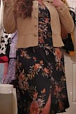 When I ordered this dress, I could have sworn I selected a size 12, so I was a bit disappointed when simply a large (size 10/12) arrived in my mail. The small difference in sizing meant it was quite tight in my waist! The fit was still, overall, very cute - zipper was a little sticky, but great for my night out! I just wish the sizing were more transparent. - Abigail W.