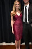 This was a beautiful dress! It was very form fitting which I wanted. The lace did rip a little on the side somehow, but I think it was just a fluke and the quality was still great. - Whitney H.