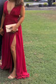 Beautiful dress. It fits perfectly. It is long, you need to wear heels. Love it - Fabiana B.