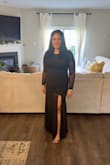 I recently purchased a black evening gown from Lulus, and I couldn't be happier with my choice! From the moment I put it on, I felt like a true queen. Perfect Fit: The sizing was spot on! I appreciate how well it hugged my curves without being too tight. It truly accentuated my figure in all the right places.
Overall, this black evening gown exceeded my expectations in every way. If you're on the fence about purchasing it, go for it! You won't regret it. I can't wait for my next opportunity to wear it again! - Roshi M.