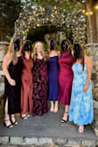 I am pretty much never disappointed with a Lulus dress, and this dress was no exception! I ordered this for my friend's wedding, and It was so comfortable and flattering, and there was even someone else there with the same dress. I It was a teeny bit long on me but didn't get in my way too much. I could've worn higher heels, and it would've been fine. Definitely buy it! - Rachel F.