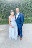 Absolutely fell in love with this dress!  I purchased this dress for a black tie wedding.  However, DO size up.  I used Lulus "fit finder" tool, and it recommended XS. When I received the XS, I could barely zip it past my rib cage. Thankfully, Lulus is SUPER quick with returns! I received an S in two days. They already sent size S while I was dropping off the XS at the post office. 

Although size S fit, the zipper was difficult to zip past the thick, bunched fabric under the bust line. With patience and an extra steady hand, I got it to zip up.  Don't let that discourage you. I can't tell you how many people gave me compliments on my dress! I saw a woman cross the dance floor just to compliment my dress and asked where I purchased it. Even the wedding coordinator came up and asked! Overall, the dress was stunning! - Aggie M.