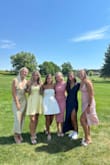 I wore this the day before my besties wedding and LOVE it. Slightly big in the chest but still one of my favorite dresses ever. Really nice elegant material. - Madison A.