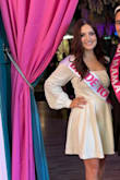 This was perfect for my bridal shower. I got the medium beige dress. Dress was true to size for me. I'm usually a medium and purchased a medium based on the size description. - Molly V.