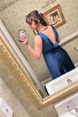 This dress is gorgeous, and the material is thicker than you would assume from the photos. Impressed with the quality!  I'm very much pear-shaped, so while the small would not be flattering, the top was too large. It ended up opening and being very loose. I couldn't find fashion tape anywhere, so this was an issue in trying to dance at the wedding. - Patricia K.