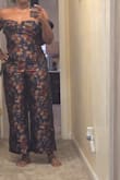 I was absolutely in love with this jumpsuit but it did not fit. I had to return it hoping that the next size would become available. - Janice N.