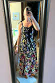 Love the detail and can't wait to wear it to our annual Christmas party.  I plan to pair it with a small fur shrug.  I was worried about the cut on the chest, but it fits great and looks even better on.  Honestly, the dress is very slimming and so unique!  It is lined and a little heavy, so it'll be perfect for the cooler weather.  I always struggle with dresses being too short, but this one was the perfect length.  I will be shopping here again. - Jen L.