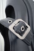 I usually wear a size 6.5-7. I got a 7 and it is very tight. The quality is okay. The strap is too big for the buckle so the pleather is misshapen. The pleather is quite thin too. The heel is chunky and heavy, which is nice though. - Ploychada W.
