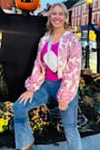 I bought this jacket because it looked like a cute addition to my fall wardrobe, and it was definitely the right choice! It fit well and seemed high quality with a silky material inside. - Colleen T.