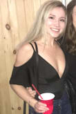 This is definitely a night on the town outfit. Love the deep V neckline. Requires high waisted pants because of the visible waist line on the body suit. - Brenna M.