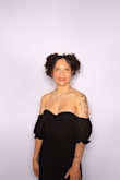 after getting it hemmed, it was perfect! - Elaina D.