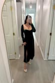 weird fit. Heavy material, did not like it. Felt like I was going to a church party in the 90s - Candace H.