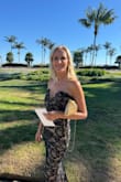 Love this dress. Really flattering. Had no problem with it falling down. - TRISHA C.