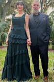 I absolutely loved this dress, the flow, rich forest green color, and the fit. I received so many compliments. The only issue I had was the straps; they're a bit big, and I had to pin them. - Amanda S.