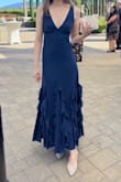 So classic but unique, great fit, wonderful dress! It was a little difficult to get the wrinkles out after shipping, but it just takes some time & work. Overall great dress - Alyssa N.