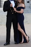 I wore this dress for a formal and it was perfect! I got a lot of compliments! It's so flattering and the material is great. The medium fit me perfectly. - Emily L.