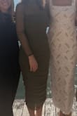 I absolutely love the color of this dress, especially for the fall!  The dress was super comfortable, but I struggled to fully zipper it without help. - Jeanette L.