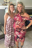 Love this dress! I wore it to travel and it was so comfy and cute. I went braless for the long car ride but then wore it to a baby shower and found a light pink bralette under was perfect. - Ashley A.