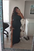 Dress fits like a glove, my usual size is 16, with wider hips and a larger bust, but this dress hugged all the curves in the right spot! I was also able to go braless, which rarely happens! The emerald green color was also perfect for the fall wedding I attended! - Lindsey B.
