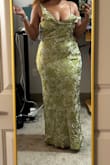 This dress was perfect for my garden style engagement photos. This fit was perfect. The dress was also comfortable. - Ariel W.
