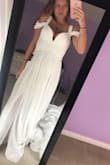 I got this dress for graduation, and it fits and looks great! I may have to adjust the straps a bit just to show less cleavage, just because I have a bigger bust size. I highly recommend this dress! - Lauren H.