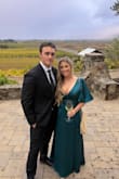 This dress was absolutely perfect!!! I was worried about the bust, but it ended up fitting like an absolute dream. I received sooo many compliments. Medium was the perfect size for me. - Jared O.