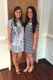 This dress is super adorable and can be dressed up for work or a casual party! Love the length and the fabric. It is super soft and easy to throw on!! - Danielle P.