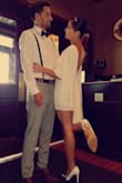 This dress was absolutely perfect and it fit like a glove. - Ginger A.