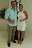 I bought this dress for vacation and I absolutely loved it! I ordered a Medium whichwas a little snug, but I wouldn't go any bigger. I was still able to wear a bra underneath as well. The length was perfect. Very classy looking dress. - Lauren S.