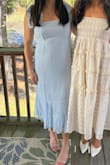 I wore this dress to a bridal luncheon, and I really loved it. I love the color. It was flattering and fit well. - Megan B.