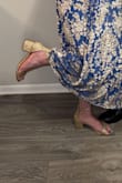These are my go-to heels, so much so that I own them in 4 colors! Comfy and always last throughout the night - Jacqueline H.