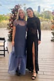 This dress was really comfortable and fit well. My only issue was that the built in bandeau slipped down easily and left me exposed at several points through the night. - Claire G.