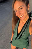 The dress is beautiful! I'm 5'7 and weigh around 132 lbs. I ordered a size S and it fits perfectly. - Maria G.