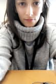 This is my favorite sweater. Its really soft, loose fitting, and the neck is really thick and long, folds into 3 layers which is more than most turtle necks but keeps me really warm so I like it. - Kareema N.