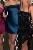 I received so many compliments on this dress. It was truly beautiful, but the arms were a bit tight. The length was perfect and the color was flattering, just be weary about the arm restriction! - Bayleigh M.