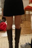 Absolutely loved this mini skirt. pairs super well with boots for a fall or winter look and can be repurposed for a million different cute outfit ideas. Fit like a glove and super flatting on the hips as well. - Theresa O.