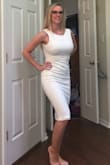 Ahhh! I can't wait to wear this sleeveless beauty out on a date! The lines are perfect and sexy in the best way! It's lined so it's not see-through and it fits perfect as always! - Kara N.