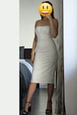 There is a soft material and very good quality on the corset on top! But honestly, I have a lower belly and wide hips. So for me, it was a no. - Bruna F.