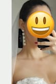 These earrings are just lovely. I thought they would be super heavy but they are very comfortable and shine. I recommend. - Bruna F.