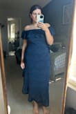 I bought this dress as a second option for a holiday gala we have coming up. I decided to go with another dress, but I decided to still keep this one for another event. I struggle finding dresses that flatter me, and this is just beautiful, and I feel so confident in it. And super excited that I didn't need spanx with it. That's always a plus for me lol. Get the dress! - Monica M.