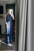Very comfortable. Material is sleek and not very wrinkly. Simple enough for my taste but still has character. Wearing for a winter wedding. - Allie H.