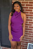 I wore this dress for a pageant headshot and it fit perfectly only thing is one of the buttons came off before I even wore it. - Camille B.