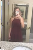 I wore this dress to a wedding in the fall and it was perfect! The color is so beautiful and the fit is very flattering. It was really fun to dance in and photographed beautifully. - Kourtney M.