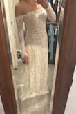 Pros: the lace is beautiful, and material is good. Fits perfectly 

Cons: Slightly see through, and you won't be able to lift your arms at all

The material is light - Victoria M.