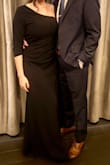 I was looking for a dress that would be flattering on my stomach and arms since I'm newly post partum. Needed to be able to unzip/zip it myself to pump during the wedding as well. This dress checked all the boxes and looked so chic. I think I'll get a ton of wear out of this one for years to come! - Karen D.