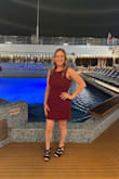 I absolutely LOVED this dress! I think it was super comfortable, and it shaped me just as I hoped it would. I felt absolutely stunning in it. I wore it for the elegant night on my cruise. The dress does have some stretch, but not a ton, so read the size chart and go with what matches your proportions the best. - Stacey D.