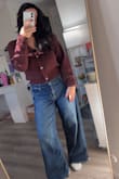 Super cute and comfy. I love the color. I wore it with a tank top underneath, just in case a button malfunctioned. - MEGAN B.